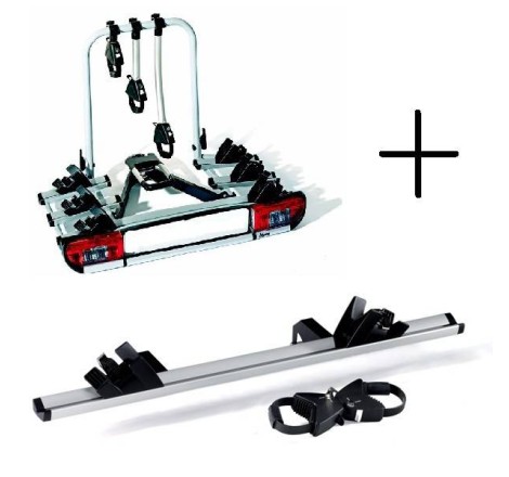 Comprar STRADA SPORT DL 4. Portabicicletas para Bola de Enganche valido para 4 Bicicletas en Sistema de Railes modelo Sport DL 3
