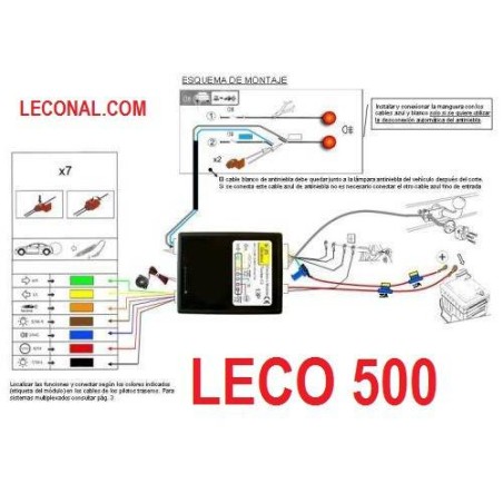 Comprar LECO500. KIT ELECTRICO 7 Polos UNIVERSAL para vehiculos con ordenador a bordo. Leer mas ... online