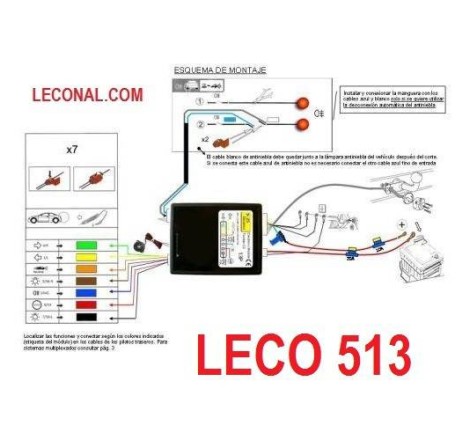 Comprar LECO513. KIT ELECTRICO 13 Polos UNIVERSAL que Desconecta los Sensores de Aparcamiento. online