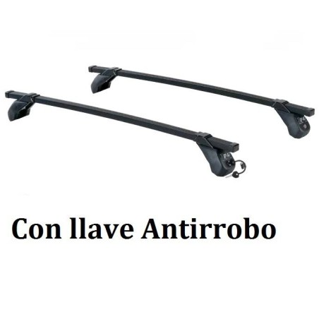 Comprar Juego de 2 barras Acero Negro LONGPLAY IRON para Dodge CALIBER de 2006 a 2012. Ref: 105531145. online