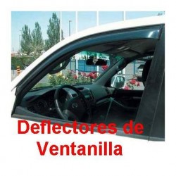 Deflectores de Ventanilla para Citroen C4 (I), 5 Puertas, de 2004 a 2010. ADHESIVO EXTERIOR.
