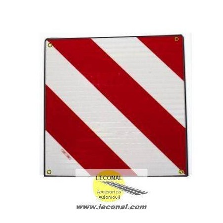 Comprar PLACA HOMOLOGADA CARGA SOBRESALIENTE REFLEXIVA V-20 online
