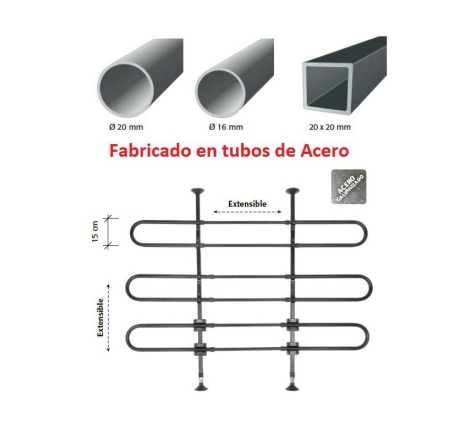 Separador de carga metálico para Citroen Jumpy (III) - (Spacetourer)