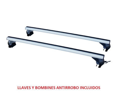 Juego de 2 Barras Aluminio RAILING Citroen DS7 CROSSBACK