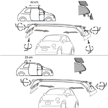 comprar Juego de barras ACERO LONGPLAY para FIAT 500 online