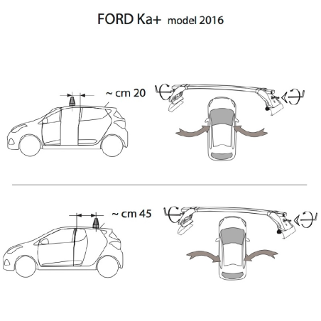 comprar Juego de barras ACERO LONGPLAY para Ford KA+ (III) online