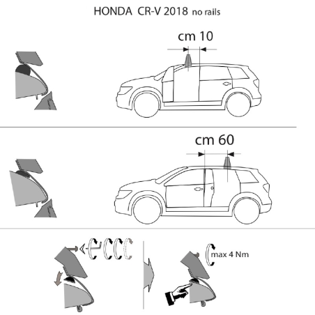 Comprar Juego 2 Barras ALU Honda CR-V (V)2018 a 2023.