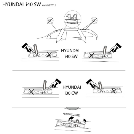 Comprar Juego de 2 barras LONGPLAY para Hyundai i40 2011 a 2020 online