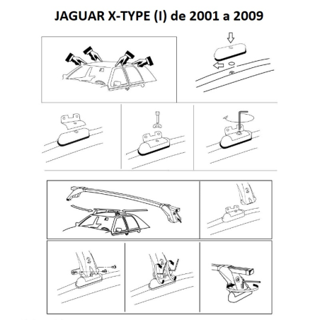 Comprar Juego de 2 barras LONGPLAY para JAGUAR X-TYPE +2001 online