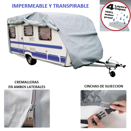 Comprar Funda Exterior de Proteccion para Caravanas hasta 425cm online