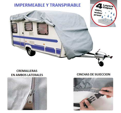 Comprar Funda Exterior de Proteccion para Caravanas hasta 518cm online