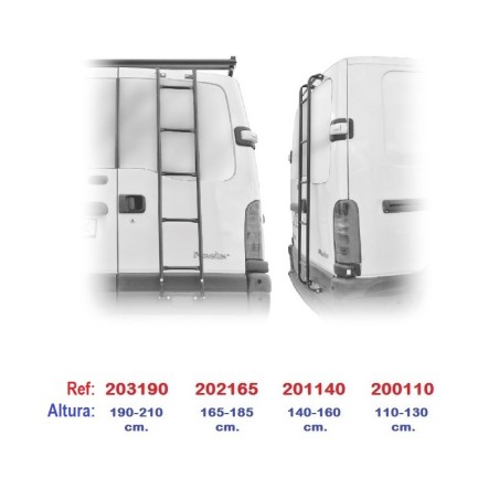 Comprar ESCALERA FIJA para PORTAEQUIPAJES FIAT DUCATO (II) H1 online