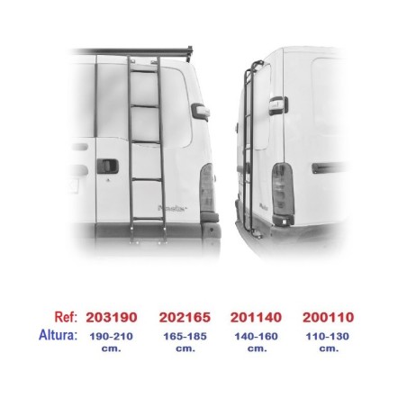 Comprar Escalera para Peugeot BOXER (II) de 2006 a 2014. Techo H1.