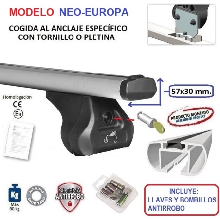 Comprar Barras de Techo para Bmw SERIE 3 (E90), 4 Puertas online