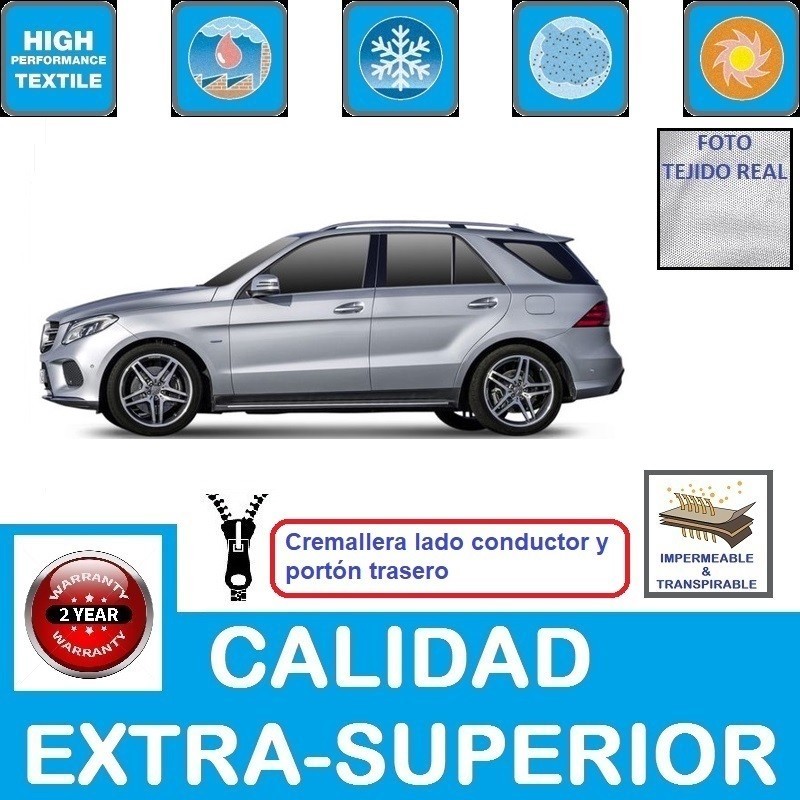 Funda exterior transpirable de Mercedes GLE (W166) de 2015 a 2019