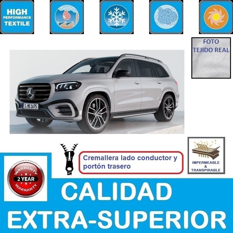 Funda exterior transpirable de Mercedes GLS (X167) de 2020 a 2028