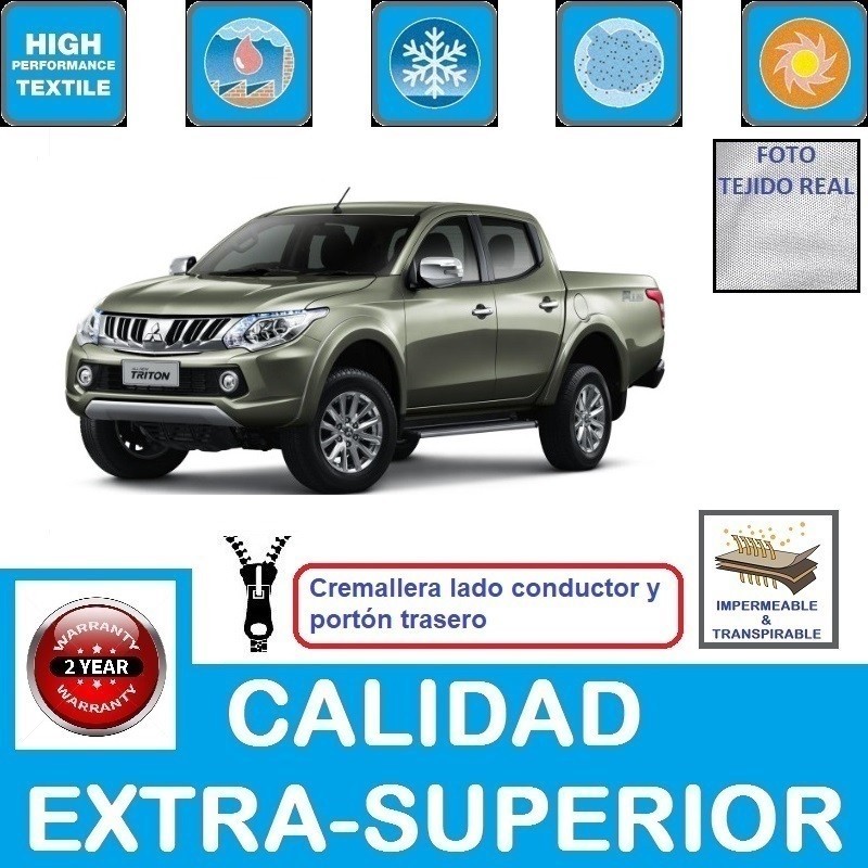 Funda exterior transpirable de Mitsubishi L200 (V) de 2015 a 2023