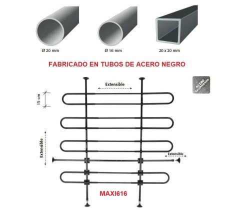 Comprar Separador de Carga Metálico MAXI616 extensible