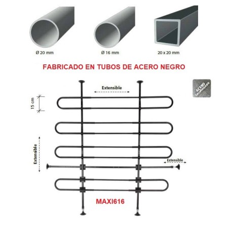 Comprar Separador de Carga Metálico MAXI616 extensible