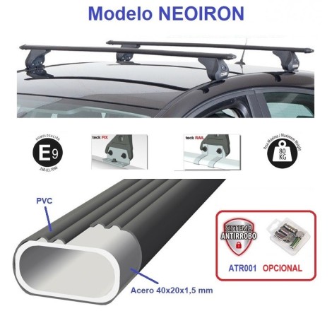 Juego de Barras NEOIRON para Seat LEON ST (III) de 2013-2020.