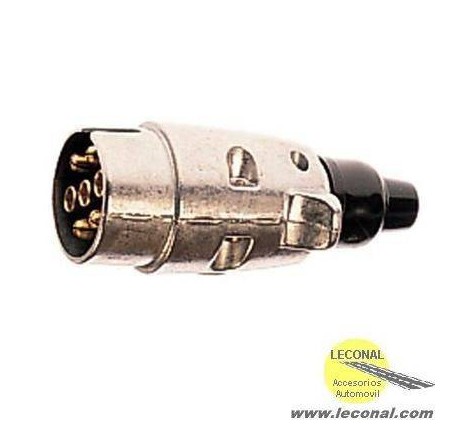 Comprar Macho Enchufe de Remolque METÁLICO Normalizado en 7 Polos.
