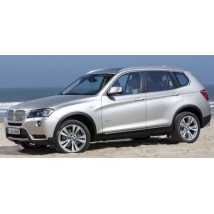 Barras portaequipajes para BMW X3 (F25) de 2010 a 2017